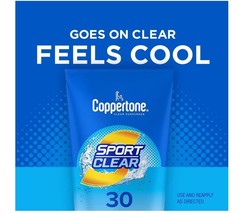 Coppertone Sport Clear Broad Spectrum SPF30 Sunscreen Lotion 5oz - 2 Pack - £11.79 GBP