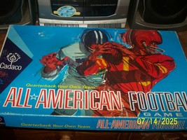 VINTAGE CADACO ALL AMERICAN FOOTBALL GAME COMPLETE 1965 #228 - $24.75