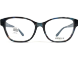 Guess Eyeglasses Frames GU2854-S 092 Brown Blue Tortoise Square 53-16-140 - $51.28