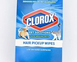 Clorox Pet Solutions Safe Around Pets Hair Pickup Dry Dust Wipes Hard Su... - £19.25 GBP