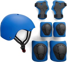 Kids Skateboard Bike Helmet Pads Set Protective Gear From Rude Boyz - Knee Pads - £39.93 GBP