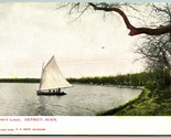 Sailboat on Detroit Lake Minnesota MN UNP Unused UDB Postcard J3 - £13.05 GBP