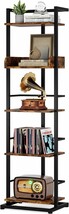 5-Tier Book Shelf - Tall Corner Book Shelves Storage Organizer Display B... - $55.99
