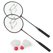 2 PACK Badminton Racket Set With Durable Overgrip Racket Grip Tape, Temp... - $12.95