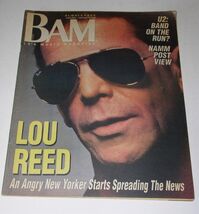 Lou Reed BAM Magazine Vintage 1989 Edie Brickell Lucinda Williams U2 Bon... - $24.99