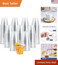 9 oz Clear Plastic Cups,600 Pack Clear Disposable Cups Tumblers Perfect ... - $64.88