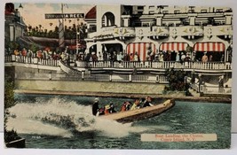 Coney Island NY Boat Landing, The Chutes 1917 to Snyder Pa Postcard C5 - £27.90 GBP