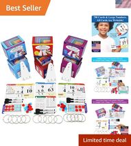 Addition, Subtraction &amp; Multiplication Flash Cards. This 3 pack includes... - $125.77