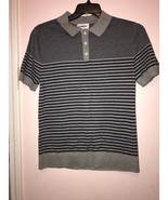 New Striped Polo Shirt Mens Short Sleeve %100 Cotton Small Goodfellow &amp; Co - £7.13 GBP