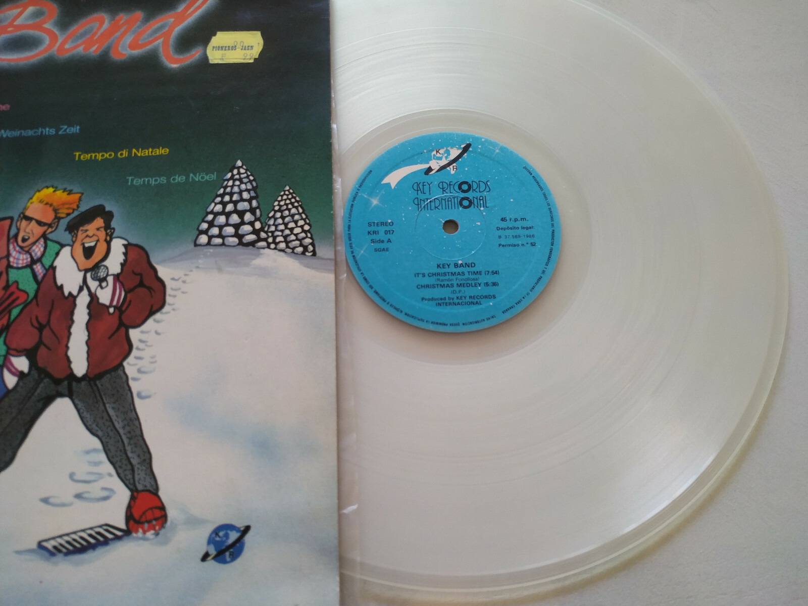 Key Band It ´S Christmas Time 1986 - Maxi LP Clear vinyl 12 " VG/VG Item image 3