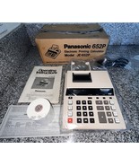 VINTAGE PANASONIC JE-652P Electronic Printing Calculator *NEW OLD STOCK - $1,050.24 MXN
