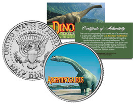 Argentinosaurus *Collectible Dinosaur* Jfk Kennedy Half Dollar Us Colorized Coin - $8.56