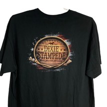 Dixie Stampede Womens Adult Tee Shirt Size XL Black Short Sleeve Tennessee Top - £22.08 GBP