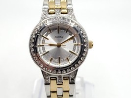 Guess Rhinestone Watch Womens New Battey Two-Tone 34mm - $30.36 CAD