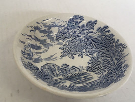 Enoch Wedgwood blue countryside pattern small fruit dessert bowl French country  - $19.75