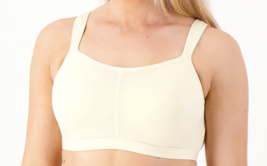 Breezies Comfort Zone Full Coverage Wirefree T-Shirt Bra - Champagne, 38C - £19.33 GBP