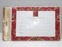 Hallmark Gold Crown Christmas Pear Holiday Invitations with Envelopes - 8 pack - $4.99