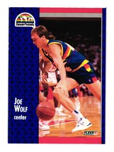 1991-92 Fleer #55 Joe Wolf Denver Nuggets - £1.49 GBP