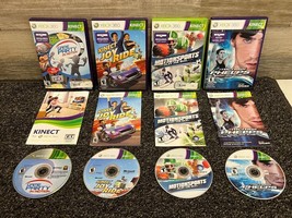 Lot of 4 Assorted Xbox 360 CIB Kinect Games -Game Party, MotionSports, J... - £15.86 GBP