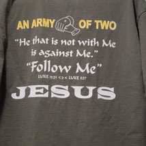 God&#39;s Army Join Now Live Forever / US Army Parody Shirt 100% cotton Mens L - £50.72 GBP