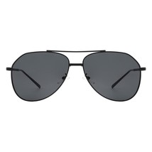 Modern Pilot Sunglasses Flat Top High Bridge Metal Frame Unisex Shades UV400 - £12.68 GBP