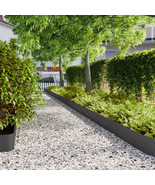 vidaXL Lawn Edgings 30 pcs Black 7.9x40.6&quot; Cold-rolled Steel - $682.64 CAD