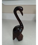 Wooden Carved Marine Bird from Mexico 8.5 &quot;Tall figurine Rare Wood Figur... - $16.82