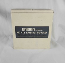 Uniden President MC-12 External Speaker Marine Commuications Vintage Wor... - $56.06