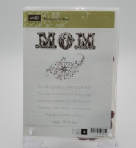 Stampin&#39; Up! Messages for Mom Rubber Stamp Set 118580 - Set of 8 - £8.40 GBP