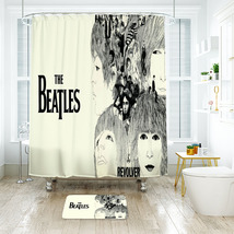 The Beatles 09 Shower Curtain Bath Mat Bathroom Waterproof Decorative - £18.37 GBP+