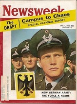 Newsweek 1960 April 4 Campus To Chaos: The Draft - £12.86 GBP