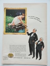 White Rock Water Bottled Mineral Fairy 2 Men in Tuxedos 1941 Vintage Pri... - $186.40 MXN