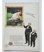 White Rock Water Bottled Mineral Fairy 2 Men in Tuxedos 1941 Vintage Pri... - $13.46 CAD