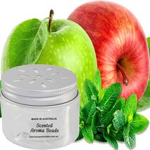 Apple Mint Scented Aroma Beads Room/Car Air Freshener Odour Eliminator - £14.34 GBP+