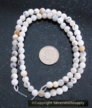 Natural mixed quartz beads smooth 5-7mm round beads 16&quot; strand BS072 - £3.07 GBP
