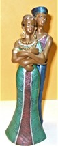 African Prince &amp; Princess Ceramic Ebony Figurine by: Shiah Yih  - £4.32 GBP