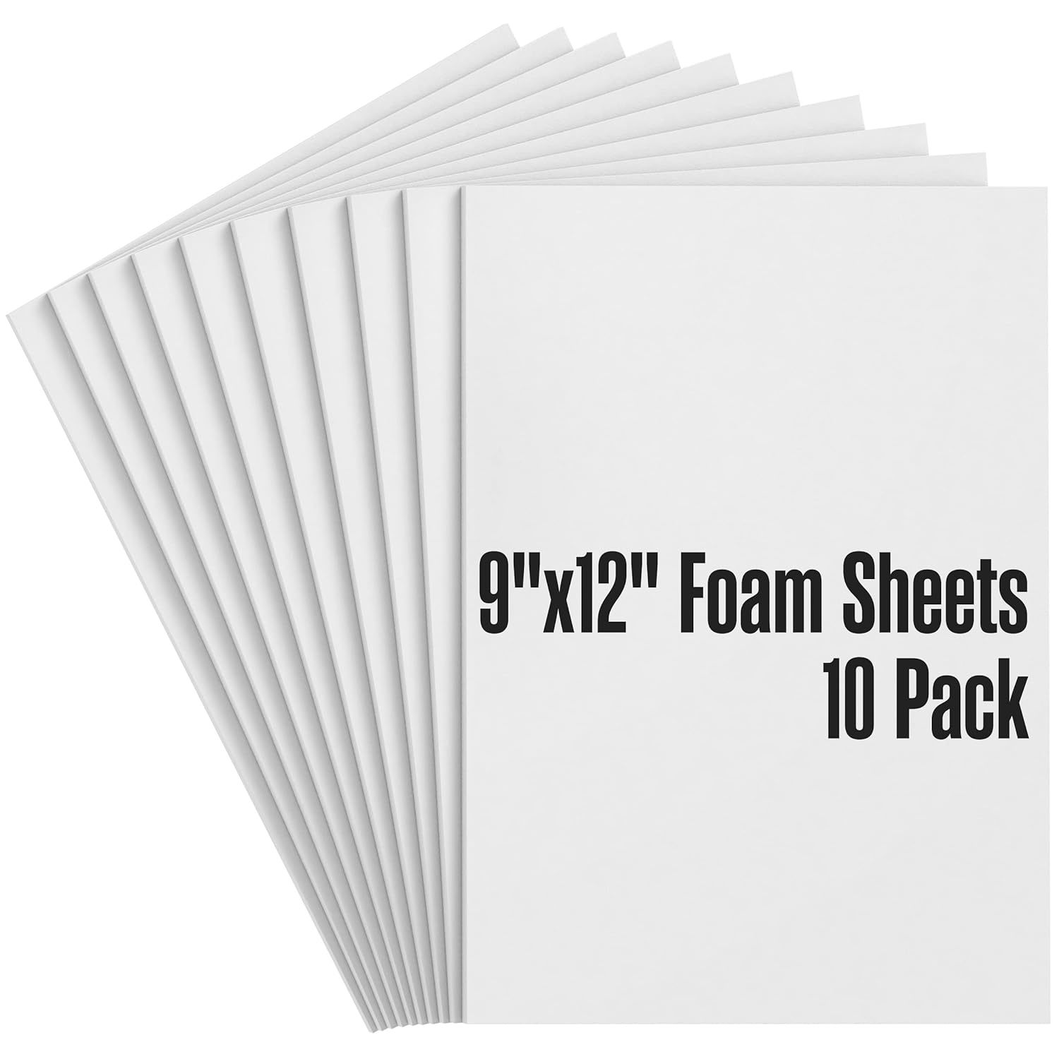 Primary image for Houseables EVA Foam Sheets, Craft, Cosplay, 6mm Thick, White, 10 Pack, 9 X 12 In