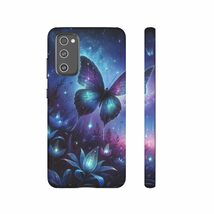 Celestial Butterfly Tough Phone Cases, Cosmic Floral Design, Protective ... - $436.99 MXN