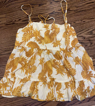 NEW Banana Republic Factory Tiered Gauze Camisole Golden Ray Floral Size... - $29.69