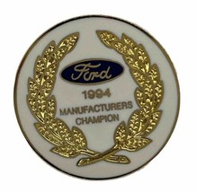 Ford Motorsport 1994 Manufacturers Champion Car Enamel Lapel Hat Pin Pinback - £6.24 GBP
