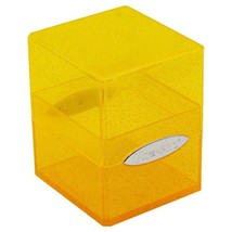 Ultra Pro Deck Box: Satin Cube: Glitter Yellow - £14.49 GBP