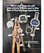 CARAVELLE by BULOVA - Watch - Big Spenders - 1972 VTG Print AD - €13,31 EUR