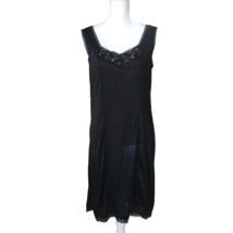 Heavenly Secrets Vintage Y2K Womens Nightgown/Slip Black Size M - $25.23