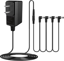 DC 9V Guitar Pedal Power Supply 800mA 1A AC Wall Charger Adapter with 4 Way Dais - £24.34 GBP