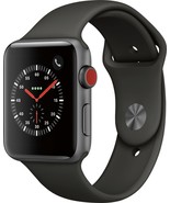 Apple Watch 3 42mm Space Gray Alumi Case Sport Band MTGT2LL/A GPS + Cell... - $5,224.48 MXN