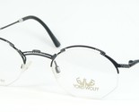 YOKO WOLFF Arts+Crafts 1 col.05 BLACK / SILVER EYEGLASSES GLASSES 48-20-... - $84.14