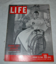 Vintage Life Magazine January 29  1945 George Lott Casualty Ads Lucky Strike - £23.59 GBP