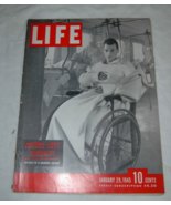 Vintage Life Magazine January 29  1945 George Lott Casualty Ads Lucky St... - £23.58 GBP
