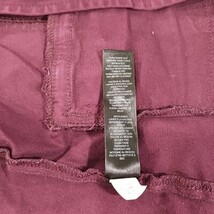 White House Black Market Women's Red Button Front Jacket Pockets Size 4 Chest 35 image 5