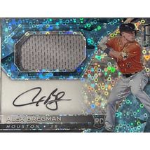 2017 PANINI ALEX BREGMAN RC AUTO 16/99 #3 NEON BLUE JERSEY PRIZM MLB ASTROS - $71.25